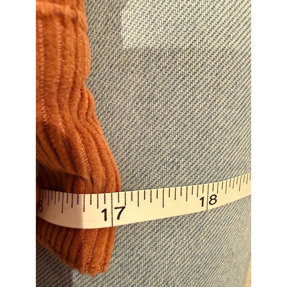 Alice + Olivia Beautiful High Rise Corduroy Bell Camel 31 - Picture 9 of 9